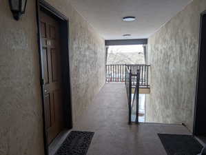 Exterior hallway