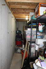 View of storage area