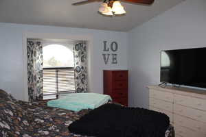 Bedroom Suite with ceiling fan