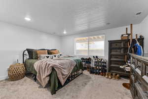 Basement apartment bedroom