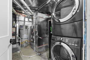 Basement utility room/laundry room