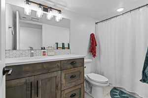 Basement apartment bathroom