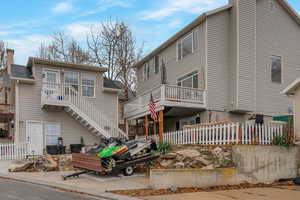 View of side of house. extra parking