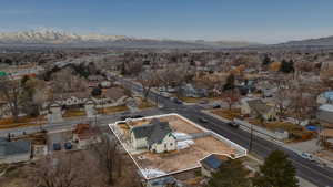 Bird's eye view featuring a mountain view