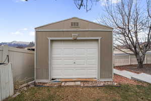 Backyard storage shed