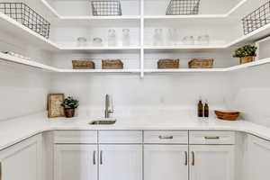 Pantry with sink