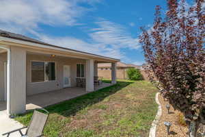 View of yard featuring a patio area