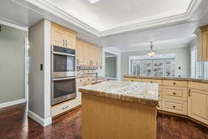 Kitchen featuring double oven!