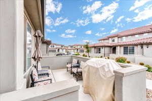 View of patio / terrace with a grill