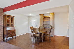 View of dining area