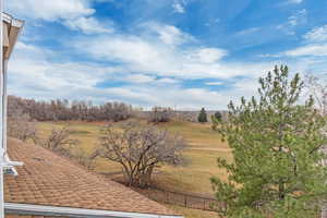 View of yard featuring a rural view