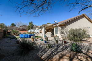 View of rear view of property