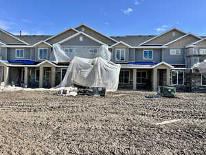 View of rear view of property