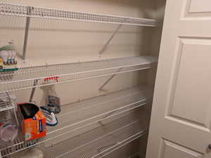 View of Laundry Shelving