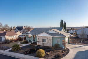 Ranch-style home featuring a garage