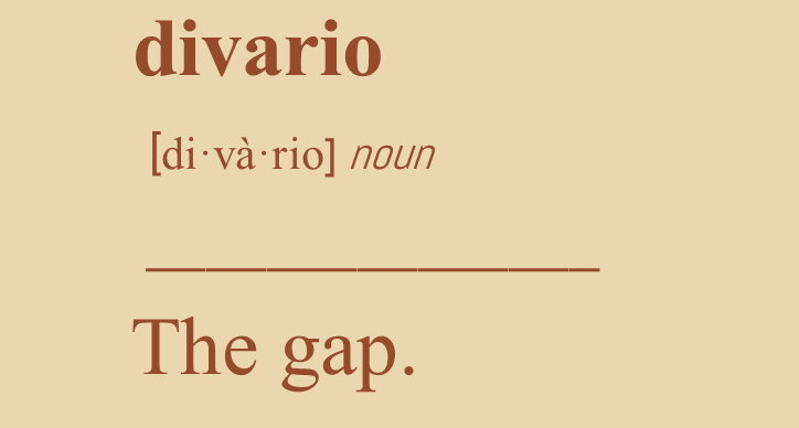 Divario:  The Gap