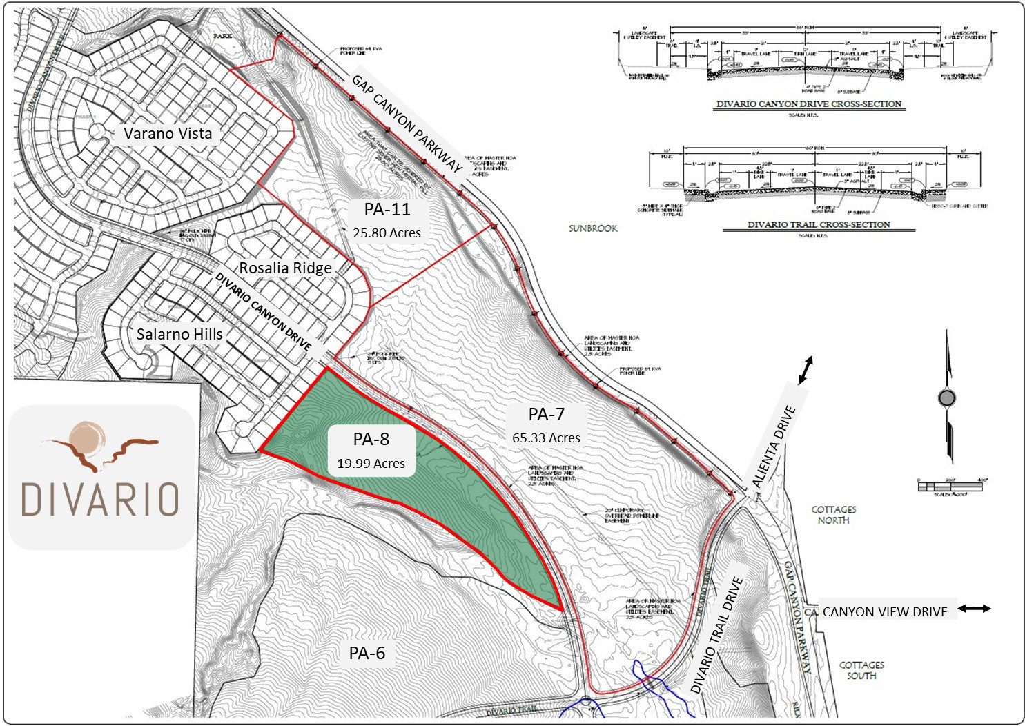 PA-8 Plat:  Zoned Mixed Use, commercial / high density residential