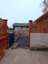 View of gate
