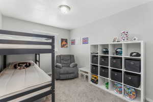 2nd Bedroom featuring carpet flooring