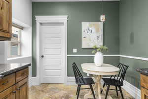 View of dining area