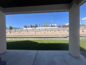 View of patio / terrace featuring a fenced backyard