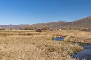 View of mountain feature featuring a rural view