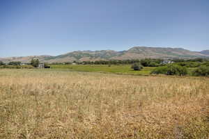 View of mountain feature featuring a rural view