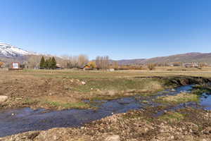 Property view of mountains featuring a rural view