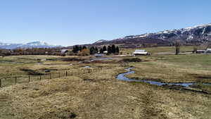 View of mountain feature featuring a rural view