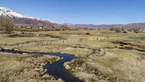 Property view of mountains featuring a rural view