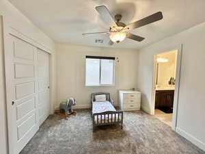 Bedroom with 'Jack-n-jill' bathroom