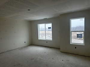 View of spare room