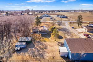 Drone / aerial view with a rural view