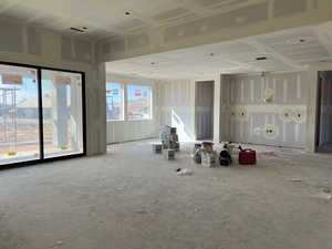 View of unfurnished living room