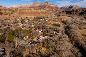 View of mountain backdrop