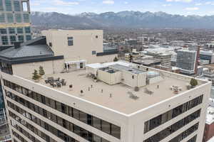 View of city with a mountain view