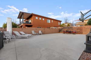 View of patio