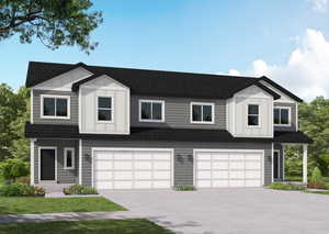 Rendering of twin home Parker COLORS MAY VARY