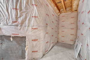 Interior space featuring concrete floors