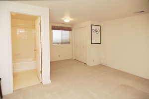 Spare room with light carpet