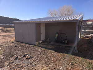 View of outbuilding