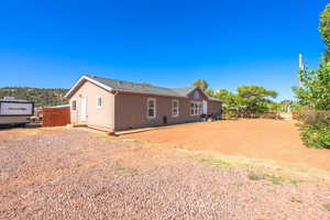 View of back of property