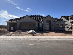 View of property in mid-construction