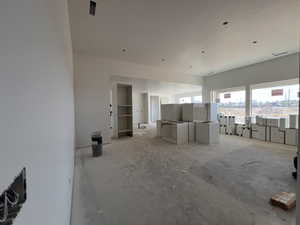 View of unfurnished living room