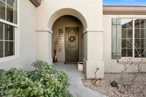 View of property entrance