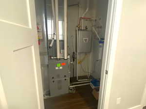 Utilities with tankless water heater