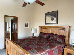 Master Bedroom featuring ceiling fan