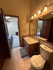 Bathroom attached to the loft