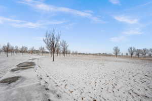 View of yard featuring a rural view