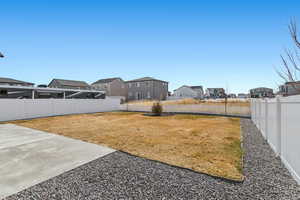 View of yard featuring a patio area